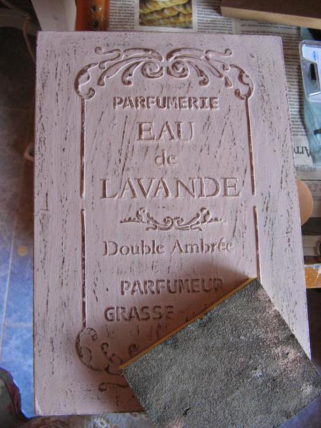 Cuadrito baño con Chalky 