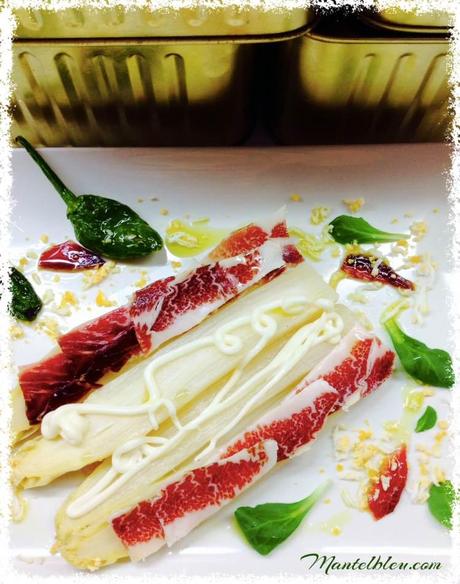 Ensalada de espárragos y jamón 3