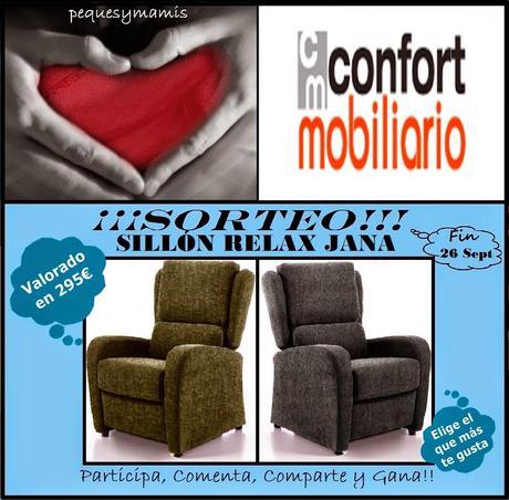 Sorteo Sillón Relax gracias a Confort Mobiliario