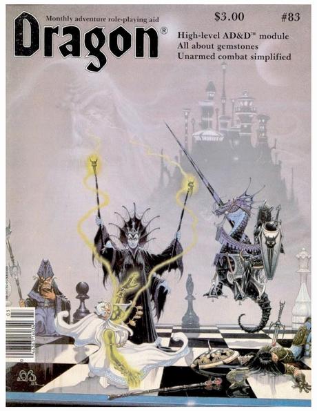 Ajedrez fantástico en la Dragon Magazine,por Denis Beauvais