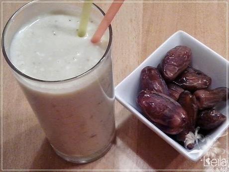 Batido de aguacate y datiles