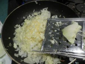 Calabacín redondo relleno de tortilla-Receta para niños