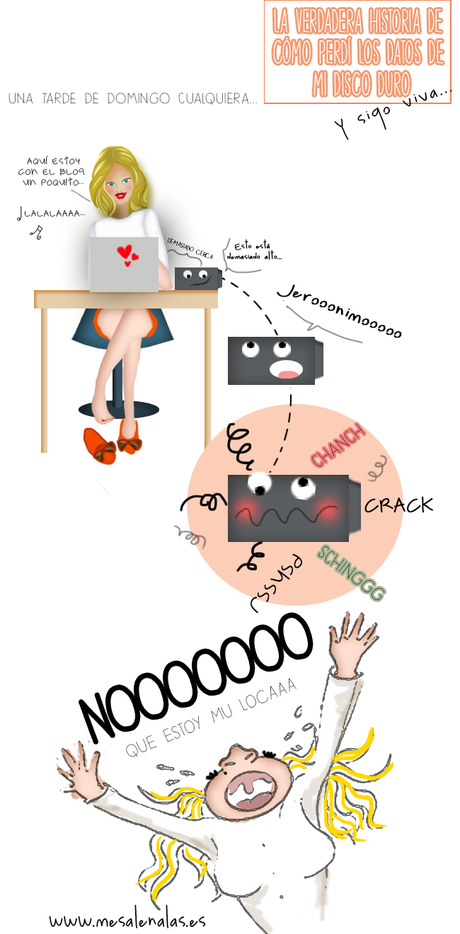 RIP mi disco duro. Hace un par de meses se nos calló el d...