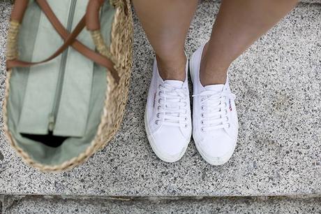OUTFITS, dots, jumpsuit, zara, trafaluc, ss14, primark, baskets, summer, cesto, superga, elena estaun, Michael Kors, cristina blanco, guiadeestilo, styleguide, spanish fashion blogger, cristina blanco blog, 