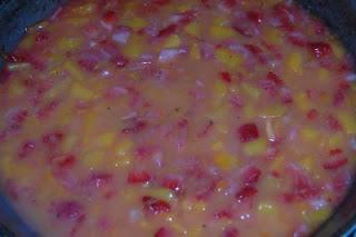 MUSLO DE POLLO CON SALSA DE FRUTAS MUSLO DE POLLO CON SALSA DE FRUTAS