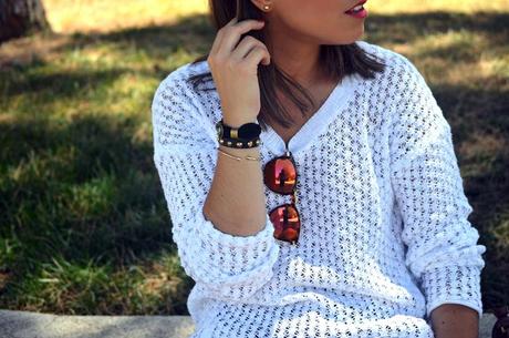 Outfit | White sweater