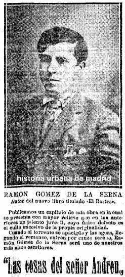 Madrid, 11 de julio de 1914. El Rastro de Ramón Gómez de La Serna