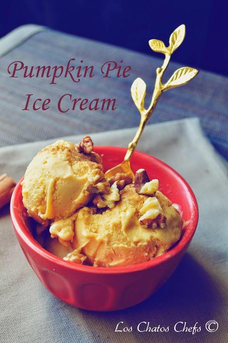 Pumpkin Pie Ice Cream ( helado de tarta de calabaza)
