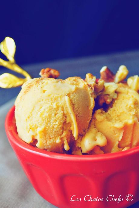 Pumpkin Pie Ice Cream ( helado de tarta de calabaza)