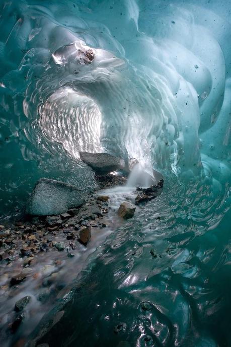 dentro del glacial
