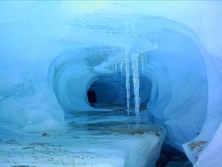 dentro del glacial