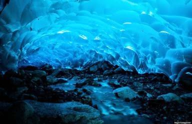 dentro del glacial