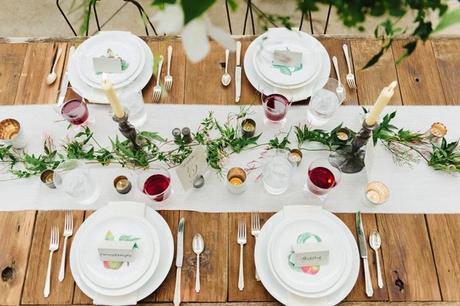 #Boda romántica con una mesa preciosa