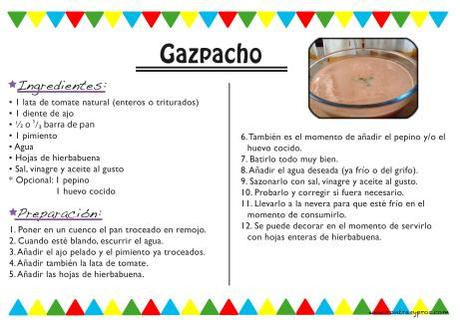 Receta gazpacho