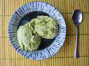 Helado verde matcha