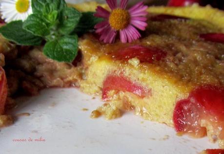 Tortilla de cerezas en el microondas