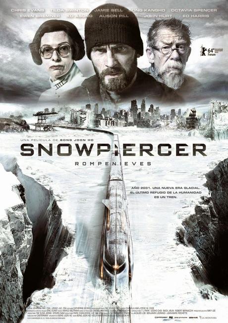 snowpiercer, rompenieves, chris evans, tilda swinton, zorro con gafas