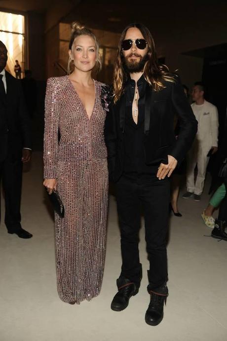 Kate Hudson y Jared Leto, en el desfile de Armani Privé.