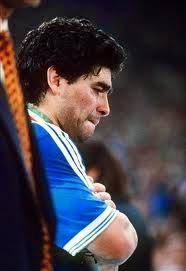 Diego llorando mundial Italia 90