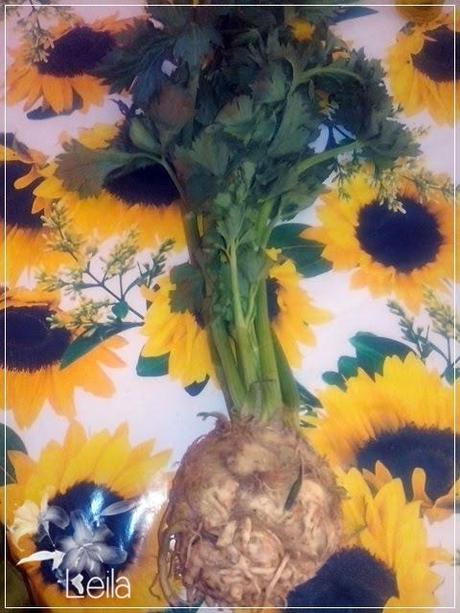 Crema de apio y zanahoria