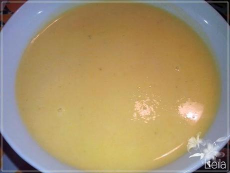 Crema de apio y zanahoria