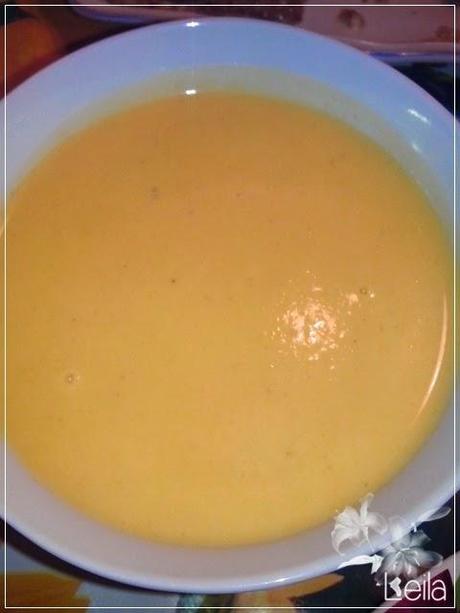 Crema de apio y zanahoria