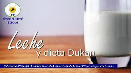 Leche dieta Dukan: leche desnatada