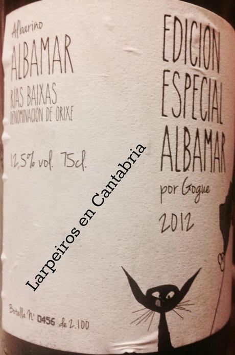 Vino Blanco Albamar Moncha 2012 Edición Especial: Orgasmo vinícola