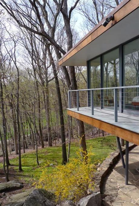 Casa Vanguardista en el Bosque