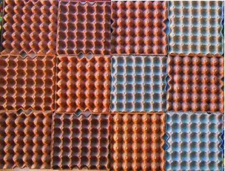 Trabajos con las cubetas de cartón ( parte 5 )