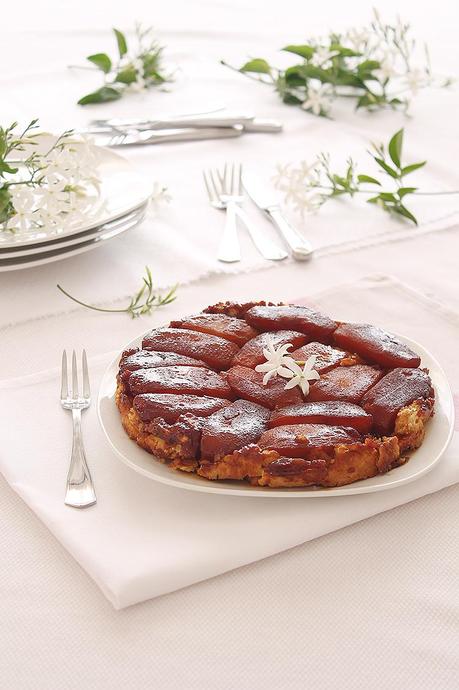 Tarta tatín de manzana