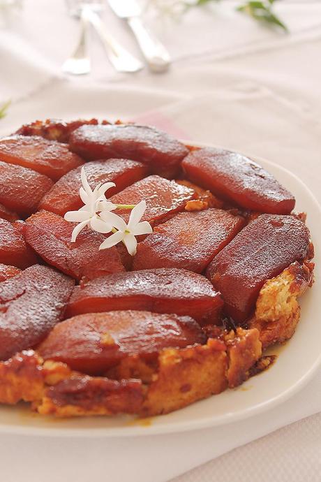 Tarta tatín de manzana