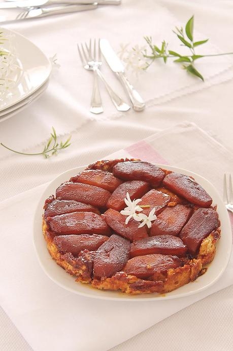 Tarta tatín de manzana