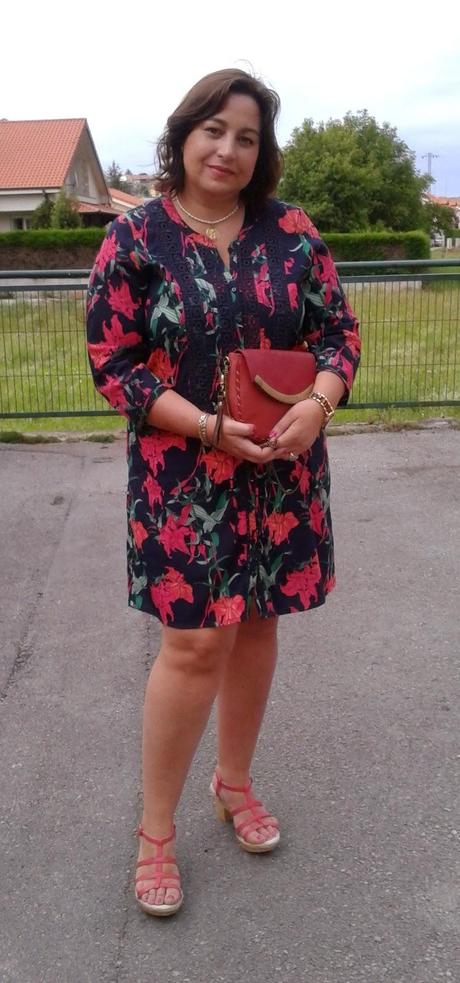 A mi estilo: Vestido camisero estampado