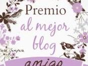 premios pendientes: Premio mejor blog amigo