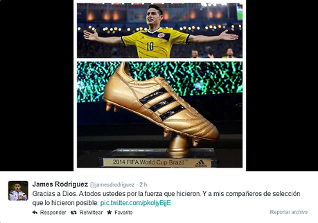 James Rodríguez, bota de oro  #FifaWorldCup