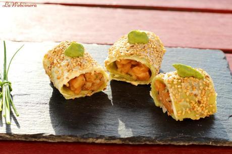 Falso maki de salmón con mostaza maille-2