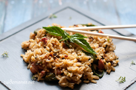 Arroz basmati con criollos