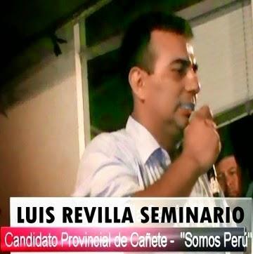 NECESITAMOS UN GOBIERNO LOCAL QUE HAGA INVERSIÓN PÚBLICA PARA GENERAR INVERSION PRIVADA…Sostiene, Candidato a la alcaldía provincial de Cañete, Luis Revilla Seminario