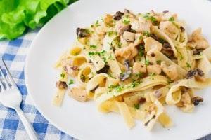 Slim Pasta® Fettucine con Pollo y Champiñones