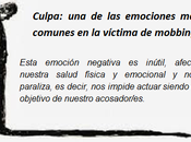 Culpa: emociones comunes víctima mobbing