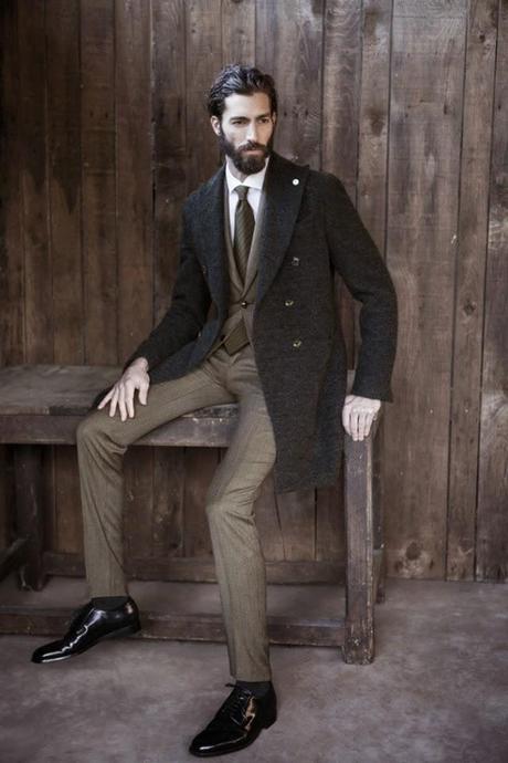 Luigi Bianchi Mantova – lookbook – fall Winter – outfits masculinos – menswear – sartorial – trajes de hombres – collections
