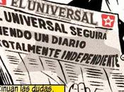 Caricatura sobre venta Universal"