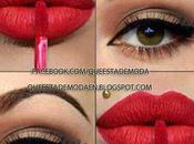 Labiales rojos