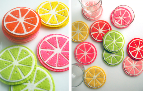 TUTORIAL DE POSA-VASOS EN FORMA DE CÍTRICOS