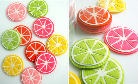 TUTORIAL DE POSA-VASOS EN FORMA DE CÍTRICOS