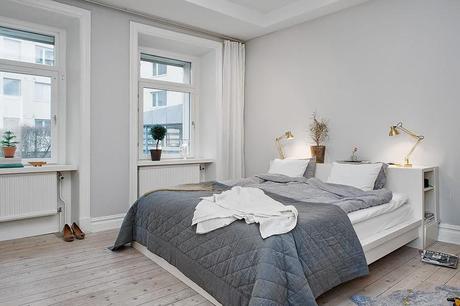 ESPACIOSO APARTAMENTO NORDICO EN BLANCO Y NEGRO.