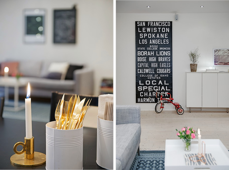 ESPACIOSO APARTAMENTO NORDICO EN BLANCO Y NEGRO.