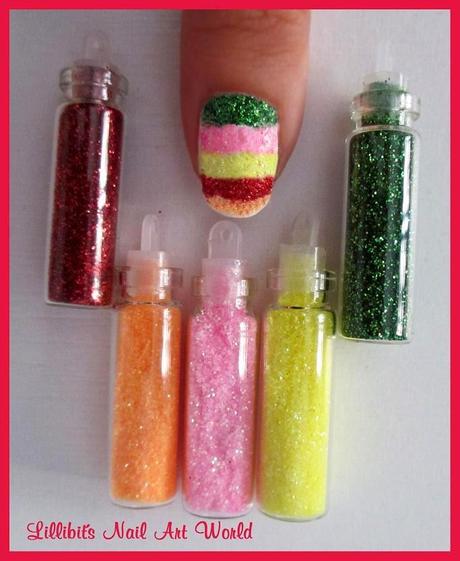 Jugando con loose glitter