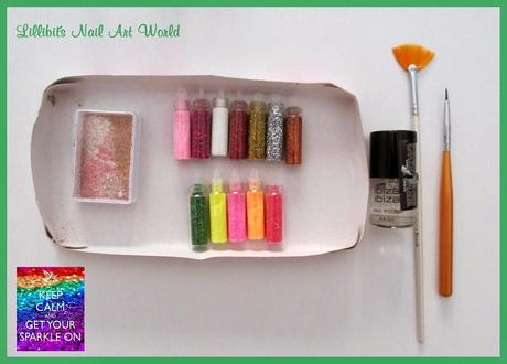 Jugando con loose glitter